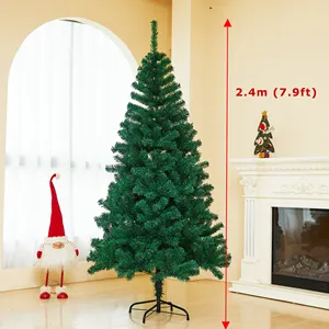 Sevenlots tradizionale albero di natale artificiale albero di Natale decorazione per la casa 2ft 3ft 4ft 5ft 6ft