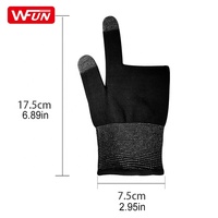 Nouvelles Manches de Doigts de Jeu en Fibre d'Argent Personnalisées, Gant de Jeu Mobile, Pattes de Mains pour Pubg