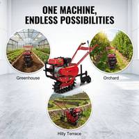 Mini-tracteur tout-terrain multi-usages pour le labourage des pentes