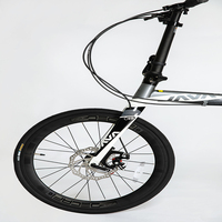 JAVA vélo pliable de 20 pouces, IRA-451-10S de frein à disque, 10 vitesses, portable pour hommes et femmes