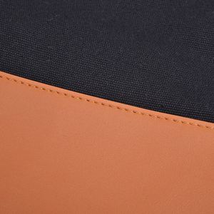 Custom Logo PU Leather Canvas <b>Drawstring</b> <b>Backpack</b> Two Tone Sports Gym Bag Fashion Travel School Draw String Sack Pack Wholesale - Product Image 5