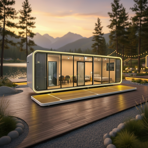 Cabane de glamping Apple Pod, suite préfabriquée design pour complexes hôteliers, camps pittoresques, parcs de tourisme écologique et locations de vacances de <span class=keywords><strong>luxe</strong></span> - Product Image 5