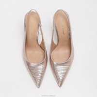 Nouvelle Collection 2026 – Escarpins Slingback à Talons Hauts pour Femme, Bout Pointu, Tige en Satin Brillant – Chaussures Tendance pour Mariage, Soirée et Cérémonie