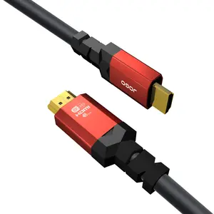 Ethernet 8K @ 60hz HDMI kablosu ile yüksek hızlı çinko alaşımlı zırh hdmi 4K @ 60hz 2K Premium HDMI kablosu Ethernet ile PS3 PS4 HDTV için
