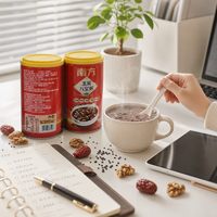 NANFANG Porridge aux céréales mélangées 320g Cinq céréales noires Prêt à consommer Congé instantané Céréales chinoises pour le petit-déjeuner
