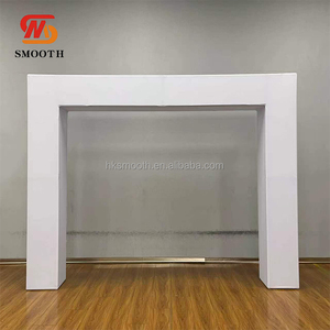 SMS New Design Aluminum Alloy <b>Frame</b> Brown White Fabric Cover Party Decoration Aluminum Alloy <b>Frame</b> for Various Scenarios Decor - Product Image 2