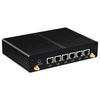 Mini PC Pare-feu XCY 2955U Core I3 4010U 5010U Pfsense Aes-ni 6 LAN Serveur VPN Routeur X86