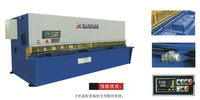 Cisaille à poutre oscillante hydraulique QC12Y 8x4000mm avec contrôle numérique intelligent, système NC en option et pompe moteur à économie d'énergie pour