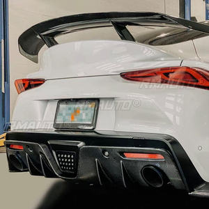 Aileron arrière en fibre de carbone style A, FRP, pour Toyota Supra A90 2019-2022, séparateurs de coffre arrière, pièces auto - Product Image 4