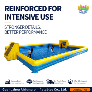 Terrain de football <span class=keywords><strong>gonflable</strong></span> commercial extérieur en bâche PVC, aire de saut <span class=keywords><strong>pour</strong></span> enfants et <span class=keywords><strong>adultes</strong></span>, château <span class=keywords><strong>gonflable</strong></span> AirFunPro Soapy Castle - Product Image 2