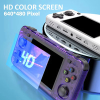 Vente flash - Console de jeux vidéo portable R36H - Écran 3,5 pouces - Linux Arkos2.0 - Lecteur de jeux rétro classique - Cadeau de Noël pour enfant
