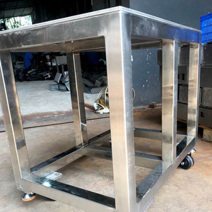 Châssis en tôle d'acier inoxydable, épaisseur personnalisable, tolérance 0,01, pour pièces de machines de construction - Product Image 4