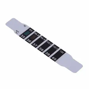 MM-TC009 LCD Promosi Premium Termometer Pindai Demam Strip Termometer Anak Anak Anak Anak Termometer Dahi Celcius