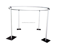 Support de toile de fond réglable robuste pour décoration de mariage, arche et rideau