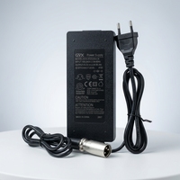 Chargeur de batterie au lithium 36V CE PSE SAA RCM ETL CUL CB, chargeur d'acide-plomb 43.2V 2A avec connecteur XLR