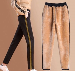 <span class=keywords><strong>Pantalon</strong></span> de sport en coton droit, ample, personnalisé, grande taille, droit, neuf points, en <span class=keywords><strong>velours</strong></span>, épais, décontracté, à la mode, pour femmes, - Product Image 1