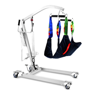 Elevador de Pacientes Eléctrico Plegable KSM-210, Elevador de Transferencia de Pacientes de Aleación de Aluminio para Hospital, Silla de Ruedas para Transferencia de Discapacitados - Product Image 1
