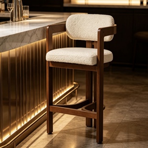 <span class=keywords><strong>Tabouret</strong></span> <span class=keywords><strong>de</strong></span> <span class=keywords><strong>bar</strong></span> avec accoudoirs, tissu <span class=keywords><strong>et</strong></span> cuir personnalisables, hauteur <span class=keywords><strong>de</strong></span> comptoir, pour restaurant, café, bistrot, pub, qualité commerciale, fabrication OEM - Product Image 5