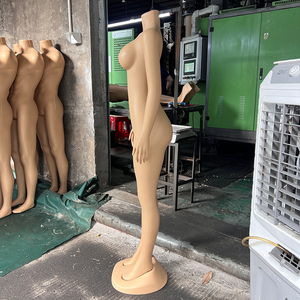 Mannequin en plastique bon marché, silhouette dodue, vêtements féminins, vente directe d'usine de mannequins, base en plastique légère - Product Image 3