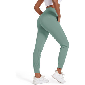 Pantalon cargo d'hiver pour femme en tissu polaire respirant et écologique, avec cordon de serrage central, séchage rapide, couleur unie – Meilleur prix de gros - Product Image 4