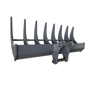 Rastrillo de accesorios para excavadoras al por mayor para trabajos de construcción de excavadoras - Product Image 3