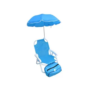 Пляжный детский стул для лагеря с зонтом