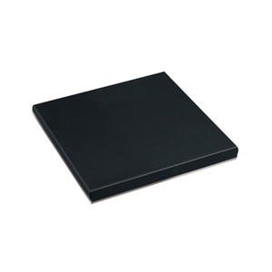 Plateau en MDF Fami pour armoire d'angle série Flexa, revêtement en caoutchouc noir, 718 x 600 x 31,5 mm, armoires à outils - Product Image 1