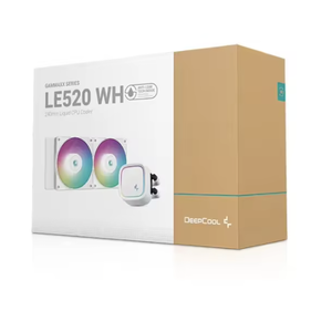 Radiador de Refrigeración para Procesador DEEPCOOL LE 520 Blanco, Refrigeración Líquida para CPU de 360 mm con Ventilador AM5 y LED ARGB 1700 para Ordenador - Product Image 1