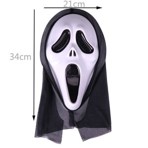 Horreur effrayante pour le masque de fête en PVC de visage de fantôme pour Halloween Scary <span class=keywords><strong>Scream</strong></span> Ma - Product Image 5