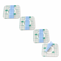 Patch vierge en film PU pour points d'acupuncture, sans médicament, étanche, pour usage corporel et ombilical