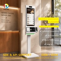 Solución de gestión de pedidos, pagos y recogida todo en uno para cafeterías, terminal de autoservicio con pantalla táctil