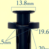 Rivets à pression en nylon personnalisables de haute qualité, nouveaux fixateurs à enfoncer pour voitures, clips de retenue pour pare-chocs et ailes automobiles, OEM