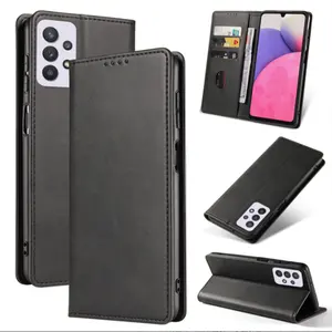 Kickstand PU Leather Flip Wallet Card Slots Phone Case Cover Bags For Samsung Galaxy A72 A52 A32 A22 A70 A50 A20 A21s A82