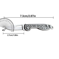 Mini couteau pliant de survie en plein air, couteau portable en acier inoxydable, porte-clés, couteau de poche, randonnée, camping, outil de plein air
