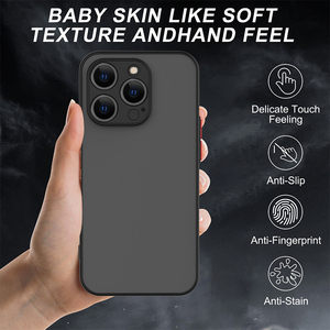 Translucide Mode Mat Lisse Sensation Antichoc Pare-chocs Téléphone étui pour <span class=keywords><strong>iphone</strong></span> 15 14 13 12 11X8 7 <span class=keywords><strong>Pro</strong></span> Max PC Matériel - Product Image 4