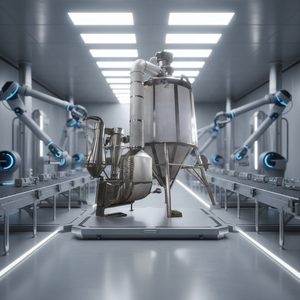 Nouveau sécheur par pulvérisation centrifuge haute vitesse LPG-100 avec prix compétitif et pompe pour engrais à base d'acides aminés, matériau SUS316/SUS304 - Product Image 3