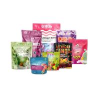 Emballages personnalisés pour aliments de Pâques, bonbons gélifiés, barbe à papa, sachets à fermeture éclair en aluminium, emballages en plastique PE PET, sacs en mylar pour sucreries