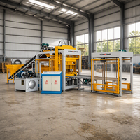 Machine à briques perforées entièrement automatique QT6-15 économique, machine à blocs de cendres, machine à blocs de béton pour chantier de construction