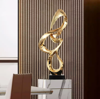 Statue Art Déco en Résine sur Socle en Marbre, Artisanat, Accessoires Feng Shui pour la Décoration de la Maison, du Bureau, du Hall d'Hôtel et du Porche