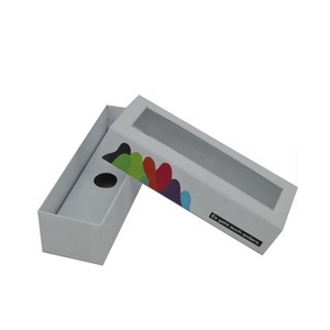 Porte-clés personnalisé, boîte cadeau promotionnelle, boîte cadeau <span class=keywords><strong>blanche</strong></span> avec plateau en EVA blanc, accessoires, emballage cadeau - Product Image 2