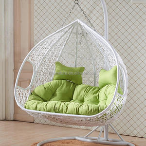 Modern Outdoor Patio Swing Chair Two Seat Patio Swing <b>Wicker</b> Swing Chair China Factory Wholesale <b>Hanging</b> Chair <b>Hanging</b> <b>Basket</b> - Product Image 5