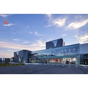चीन स्टील स्ट्रक्चर प्रीफैब्रिकेटेड शॉपिंग मॉल प्रदर्शनी हॉल हाई राइज स्टील स्ट्रक्चर बिल्डिंग प्रीफैब्रिकेटेड