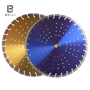 Disque diamanté personnalisé de 300-500 mm avec segments turbo pour la découpe humide du béton, du ciment et des bordures - Product Image 1