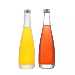Offre Spéciale – Bouteille de Boisson en Verre Super Flint Transparent Mat Rechargeable de 375 ml/500 ml avec Bouchon Liège/Vis pour Vodka et Gin – MOQ 100 pièces - Product Image 2