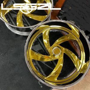Lsgzl ล้อรถอัลลอยปลอมแปลงโครเมียม22 24 26นิ้ว2ชิ้น3ชิ้นออกแบบได้ตามต้องการล้อรถบรรทุกทองคำสำหรับรถ Chevy C10 cutlass Impala Monte Carlo - Product Image 4