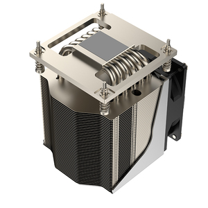 Coolserver mới LGA 1700 4U vuông CPU máy tính để bàn máy chủ 6 ống nhiệt hoạt động 25mm im lặng <span class=keywords><strong>Intel</strong></span> tương thích Nhôm PC 4pin 3pin PWM LED - Product Image 4