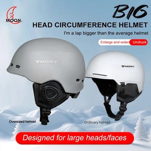 Casco de Esquí MOON para Hombre, Equipo Profesional para Esquí Alpino y Snowboard, Circunferencia de Cabeza Ampliada, Anticolisión, Cálido - Product Image 2