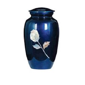 Diseño de flores de forma clásica, venta al por mayor, urnas de cremación para adultos, suministros funerarios, urnas, ataúd, diseño OEM personalizado - Product Image 2