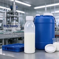 Défoamer non ionique haute performance, agent de contrôle de la mousse sans silicone, type polyéther, pour la fermentation, le travail des métaux et le nettoyage des fluides
