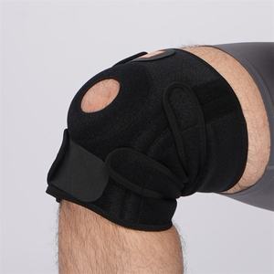 Genouillère de protection unisexe en néoprène avec logo personnalisé, soutien sportif flexible pour hommes et femmes - Product Image 1